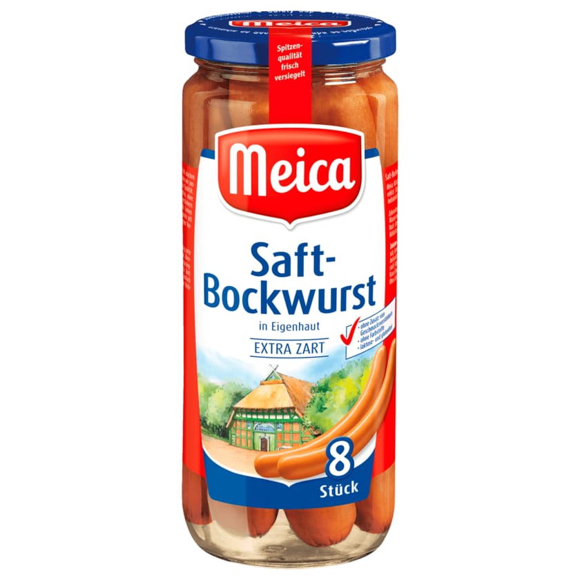 Meica Saft-Bockwurst extra zart 360g, 8 Stück